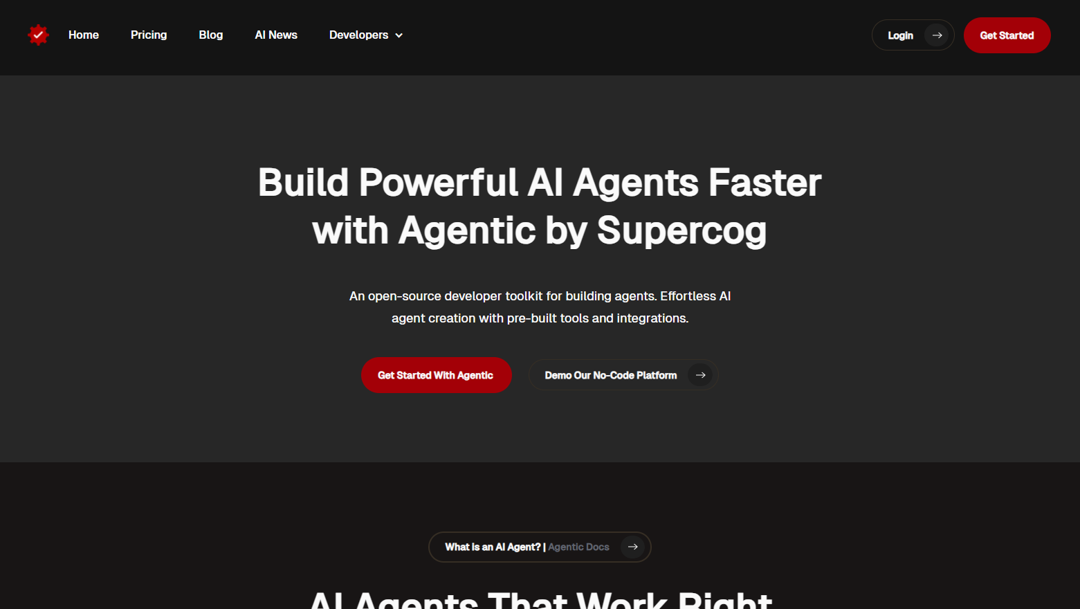 Supercog - AI Agent Framework & Productivity Platform