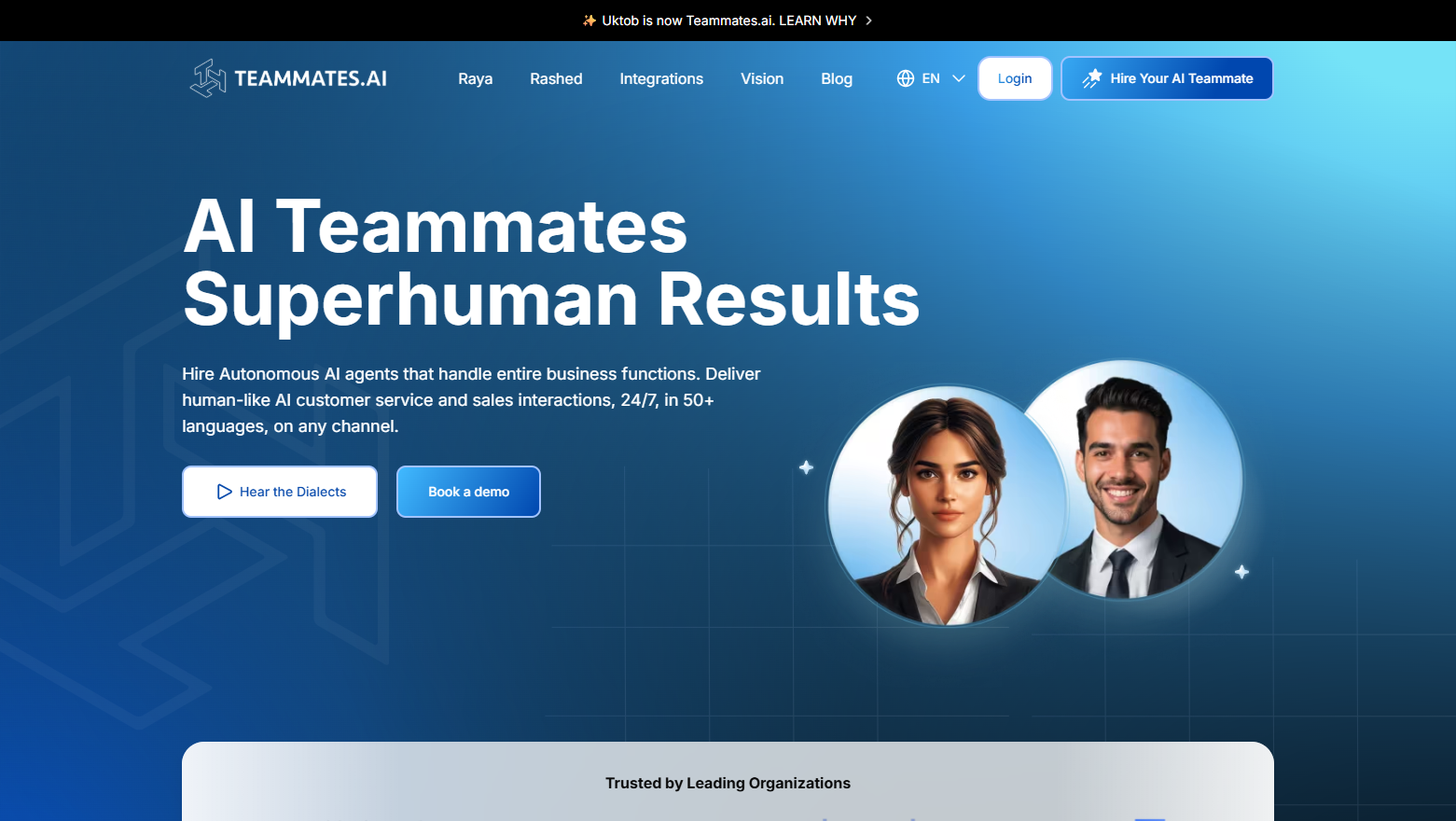 Teammates.ai - Autonomous AI for Customer Service & Sales