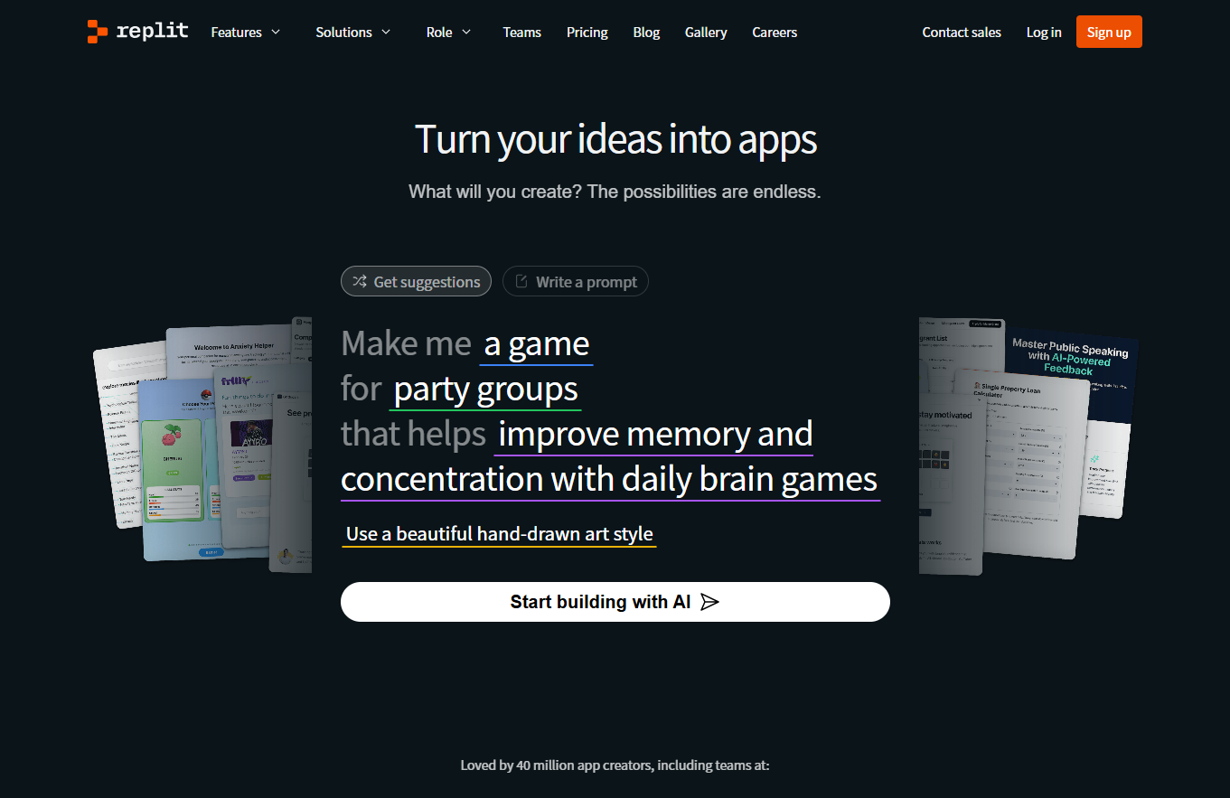 Replit Agent - AI-Powered App Builder