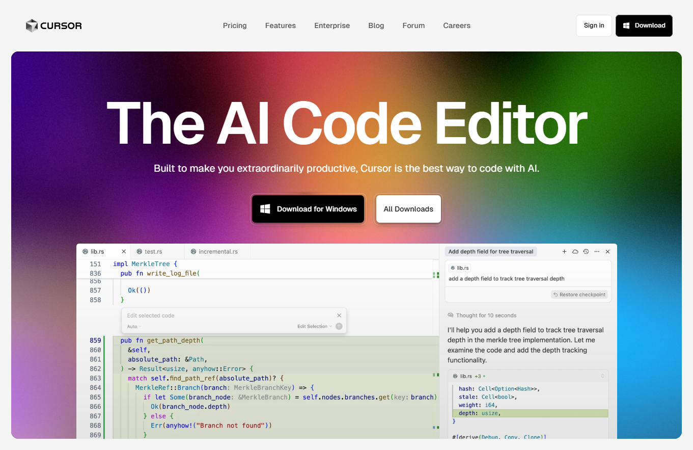Cursor - AI-Powered Code Editor