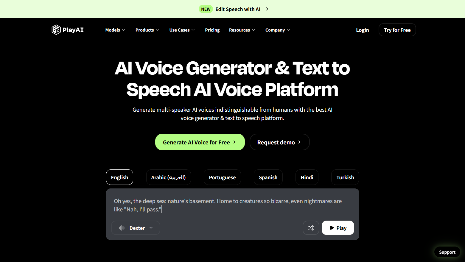 PlayAI - Real-time Voice AI Platform