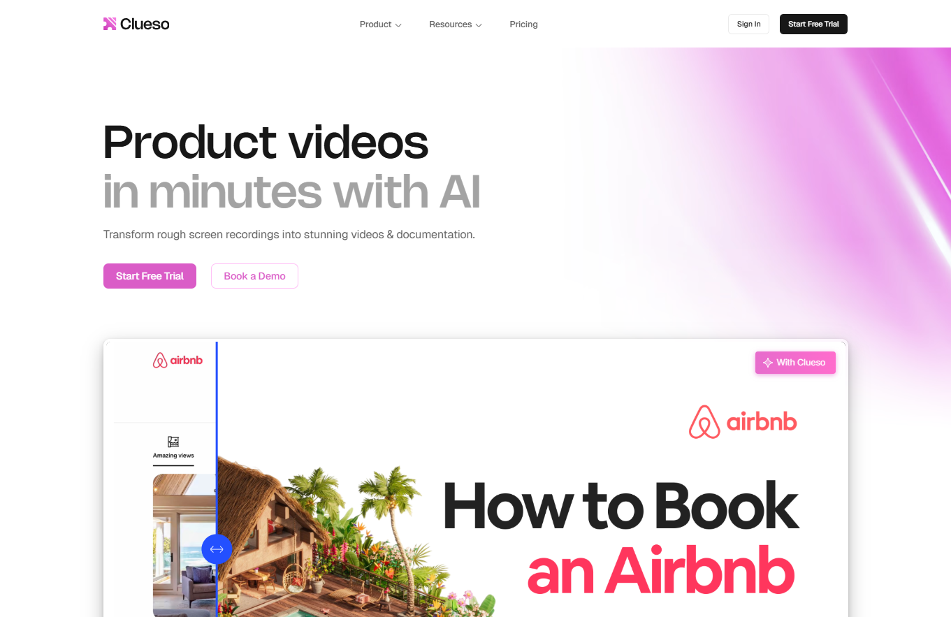 Clueso - AI Video & Documentation Creator