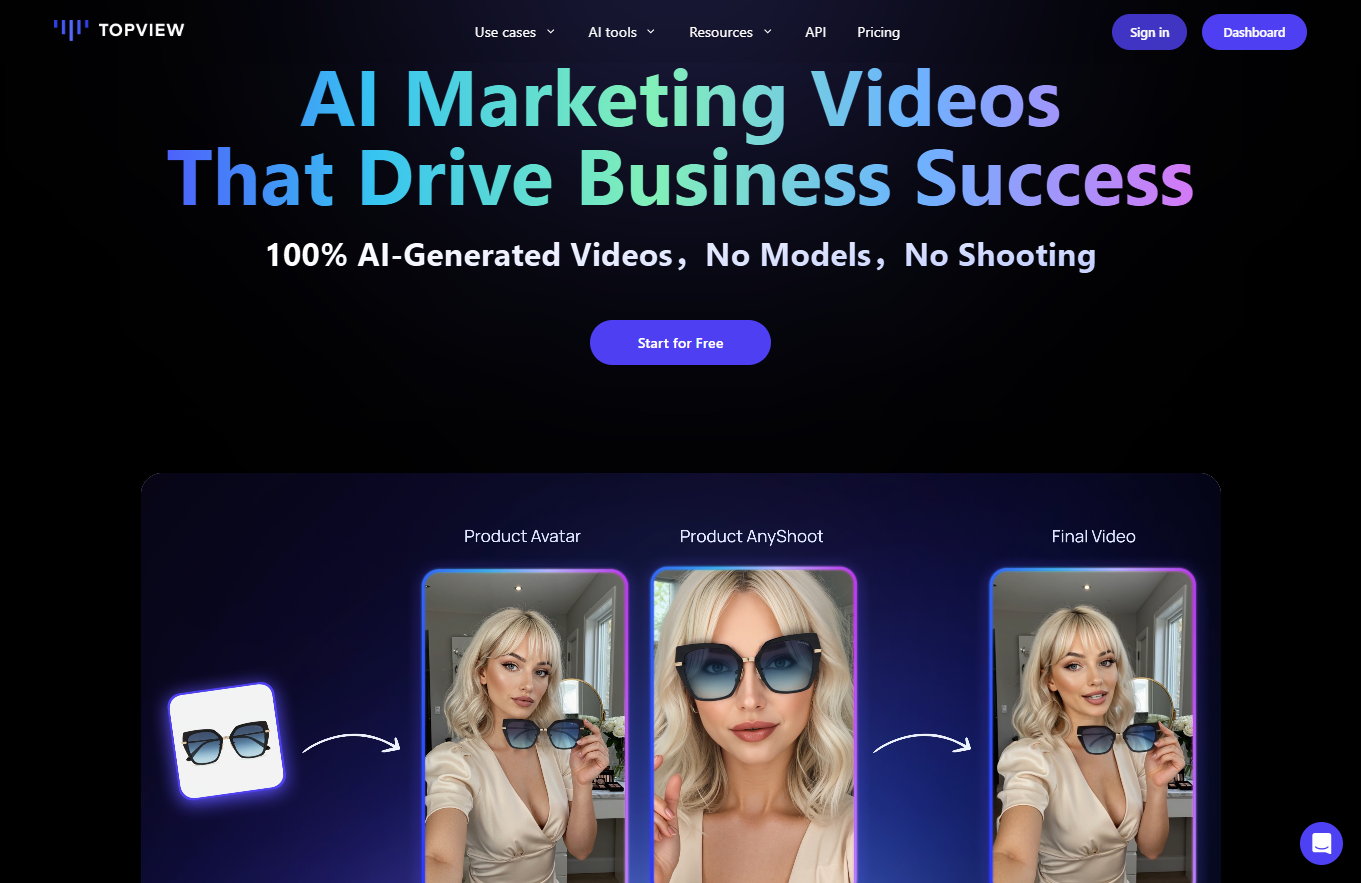 TOPVIEW - AI Video Editor for Viral Marketing