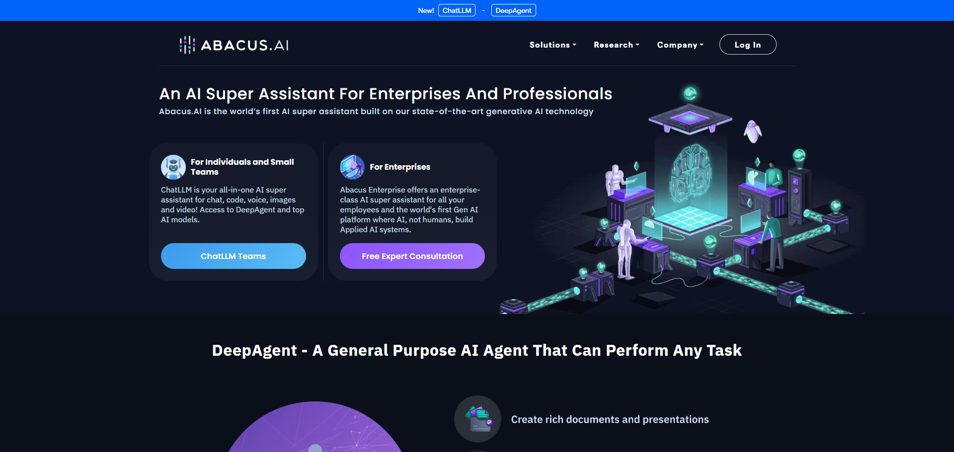 Abacus.AI - AI Super Assistant & Agent Platform | AgentHunt.net